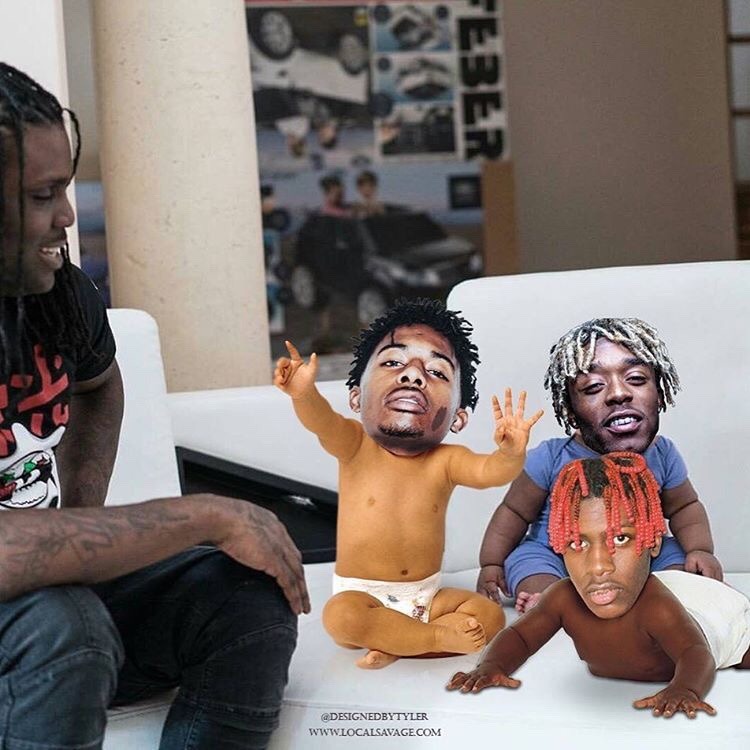 thepoeticlovechild:  marshondigital:  Keef wit his children  This true tho lmao