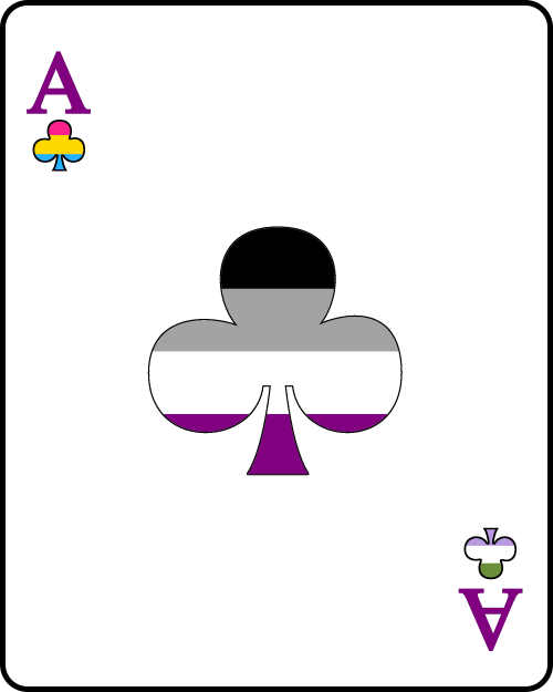 HAPPY ACE DAYThis is my ace card, made by the wonderful smallestgrackleIt’s an ace of clubs, b