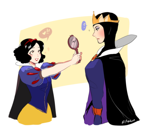 ayshiun:Some princesses and villain bonding I guess~. Motivated me when they were watching these movies downstairs