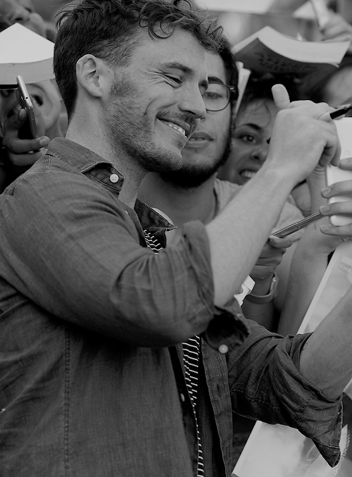 samuelclaflins: Sam Claflin attends the Giffoni Film Festival Day 7 blue photocall on July 21, 2016 