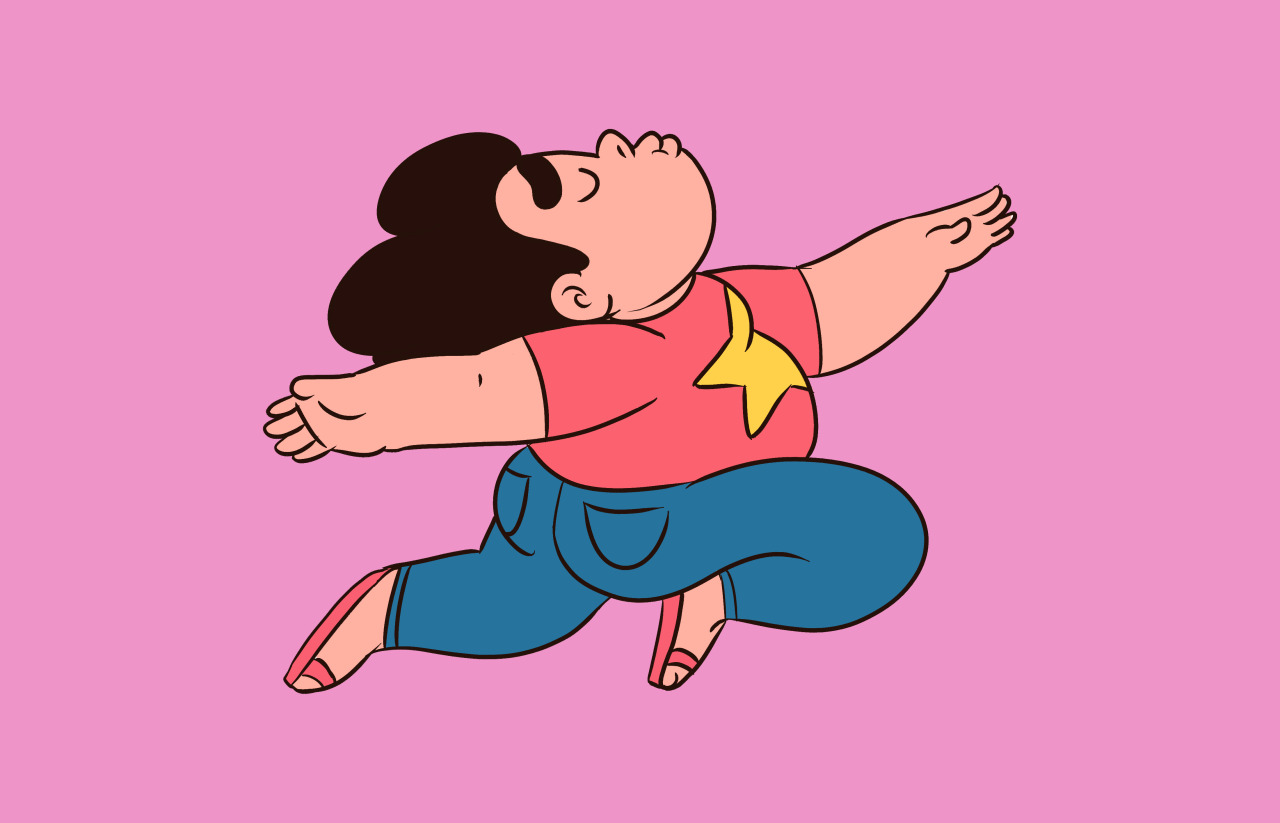 eleoradraws:  Steven and Amethyst dancing! Will add Garnet and Pearl soon.