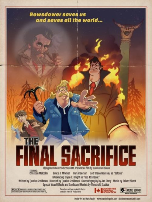 Final Sacrifice Poster by Mark Paulik [MST3K Rowsdower Art]