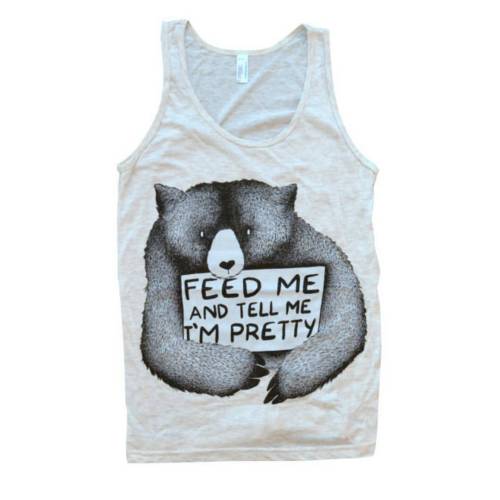 wickedclothes:Check out our newest product: the Tell Me I’m Pretty Tank Top!