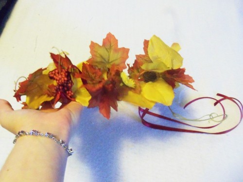 Flower Crown: Autumn CurlsBy Blue Flower Crafts on Etsy