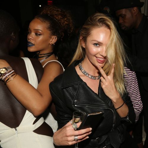 Porn photo Candice Swanepoel - Rihanna’s Party.