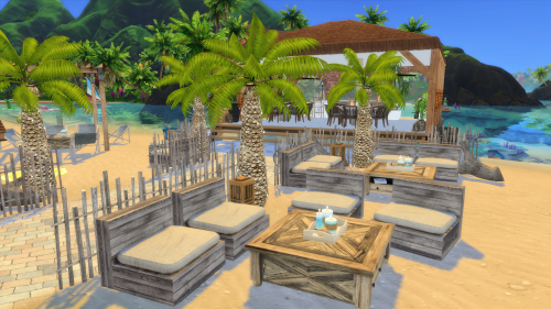 The Sims 4: BEACH BARName: Beach Bar§ 17.630Download in the Sims 4 Gallery orfind the download link 