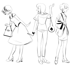 adriedraws:  pearls + fashion [do not edit,