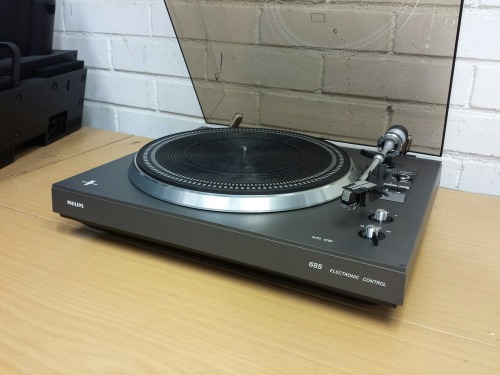 Philips 22AF685/50B Electronic Control Turntable, 1979