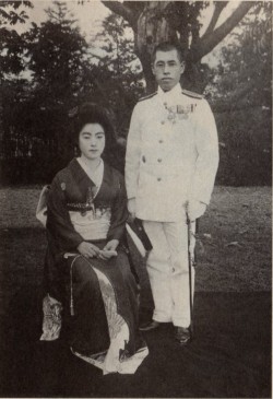 Isoroku Yamamoto e  Reiko Mihashi il giorno