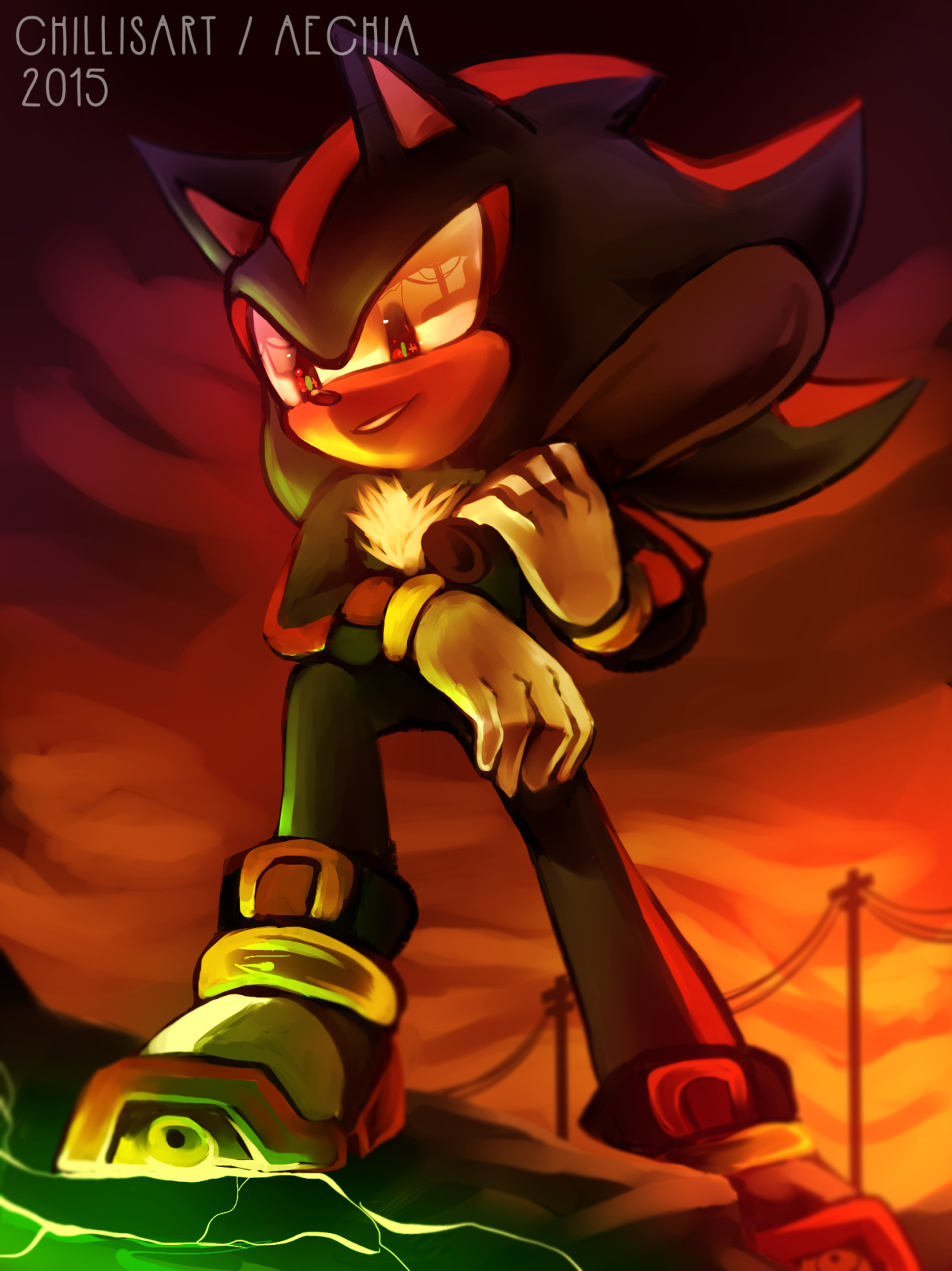 chillisart:  a quick painting thing i did idk… i just need smug looking shadow