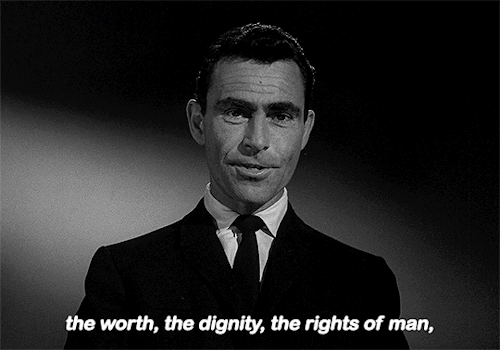 myellenficent:The Twilight Zone: The Obsolete Man (1961) dir. Elliot Silverstein