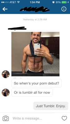 notlorenzo:  So this guy had messaged me on Grindr (multiple times) and after my ignoring his attempts to speak to me, he called me rude. I went off on him then. Now that I’m off of Grindr, he’s coming for me on Instagram with the same mess.  Guys