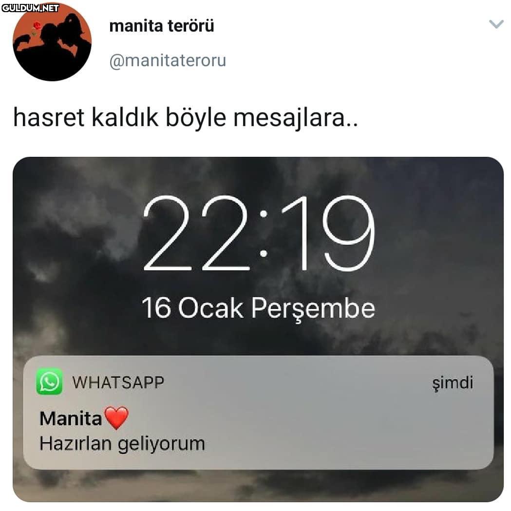 Hiç almadık ki böyle mesaj...