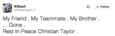 ja-ll:  revolutionarykoolaid:  Save Our Kids (8/8/15): Christian Taylor, a 19-year