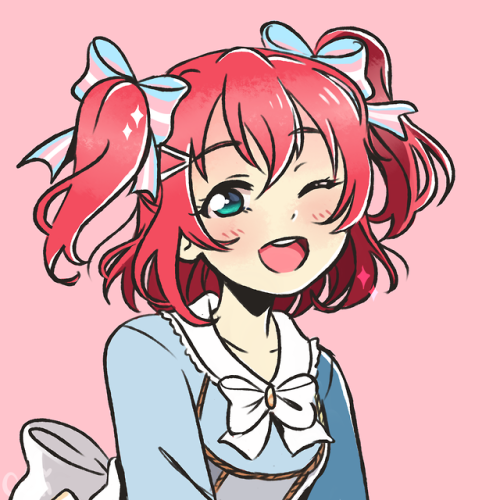 pianta:some love live pride icon commissions ive done recently! 🌈✨  twitter | ko-fi | insta | patreon   