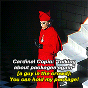 accioghost:Cardinal Copia being the supreme thot & everyone being thirsty for him.