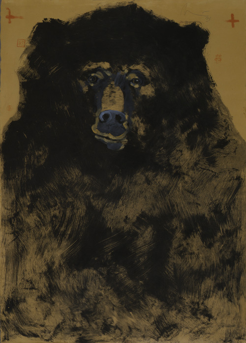 moodoofoo:Rick BartowLittle Bear 2, 2003Monotype34 x 25.5 inches