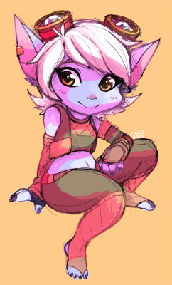 chocochaofun:  i love the new tristana design/visual upgrade/whatever! she’s so cool! i gotta draw a better drawing of her, i didn’t do her justice  •́ㅿ•̀ 