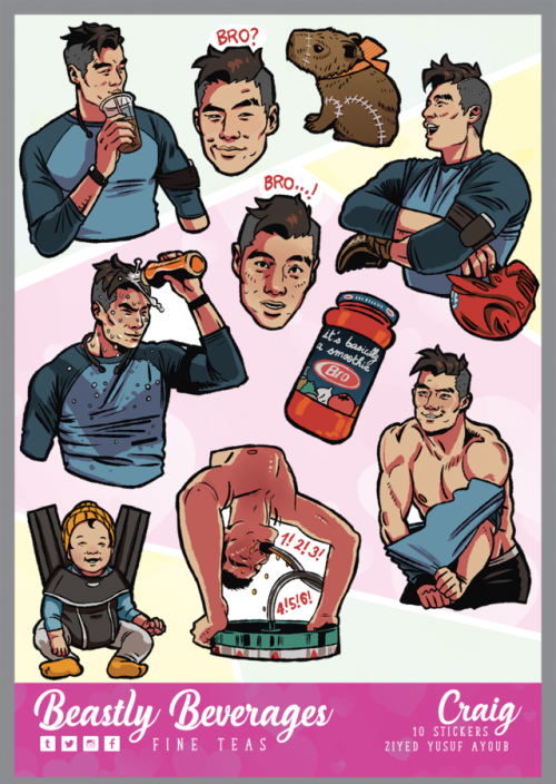 beastlybeverages: The Dream Daddy Stickers are now online! To find all the DDADDS products, head on 