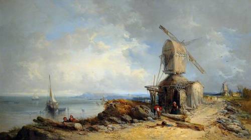 St Aubin’s Bay, Jersey, 1863, James Webb