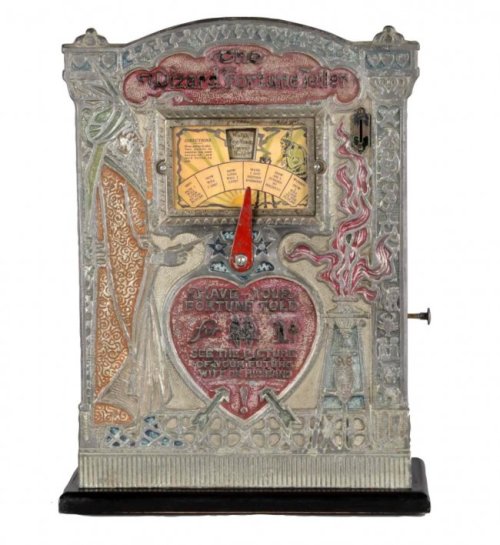 diamondheroes: Vintage Fortune-telling machine.