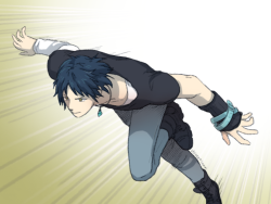 Septiseph:  Headcanon: Ren Still Remembers Rhyme Moves And Aoba Will Sometimes Ask