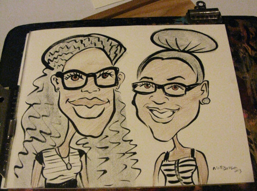 More caricatures from a birthday party I did.  