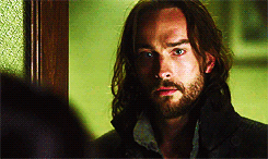 scarletwitchs:please keep the wig forever: Tom Mison as Ichabod Crane in Fox’s Sleepy Hollow