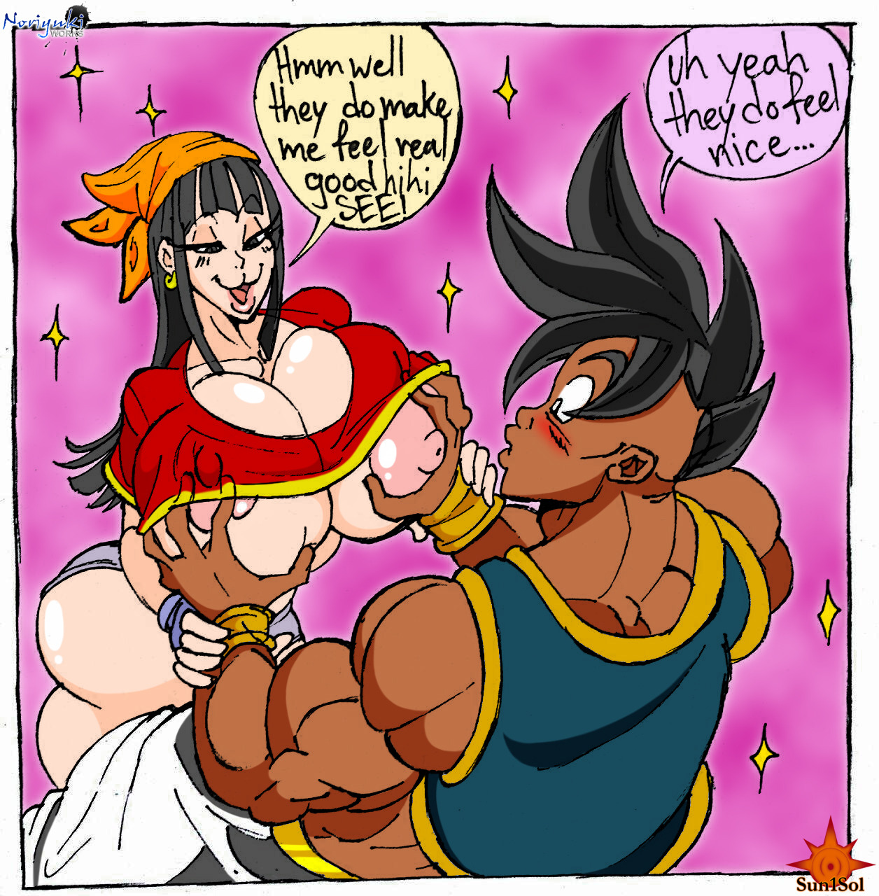 sun1sol:  Majuub’s Wish!   A small comic I made about my favorite dbz characters