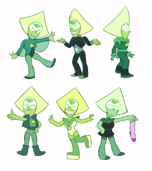 dou-hong: If you’re gonna join the Crystal Gems, you gotta start dressing like one Peridot! xD