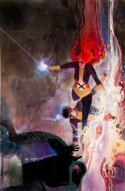 marvel1980s:  1985 - Anatomy of a Cover - New Mutants #25By Bill Sienkiewicz 