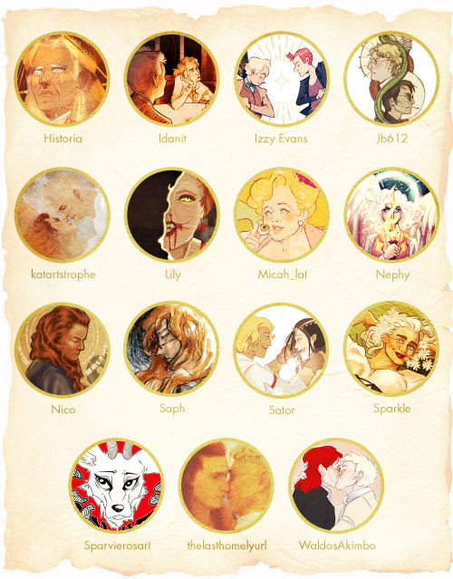 I Am So Excited To Announce The Amazing Contributors To The Zine! They Are All Incredibly Talented And