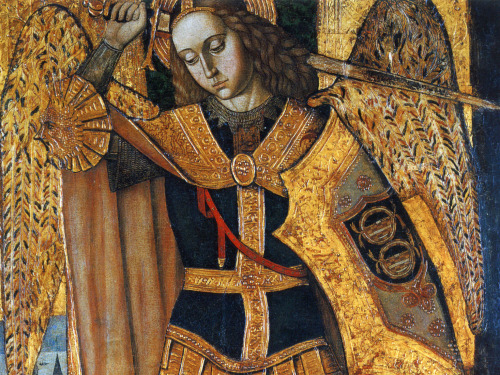 v-ersacrum: Archangel Michael through Art HistoryHans Memling, c.1466-1473Juan de la Abadia, c.1480-