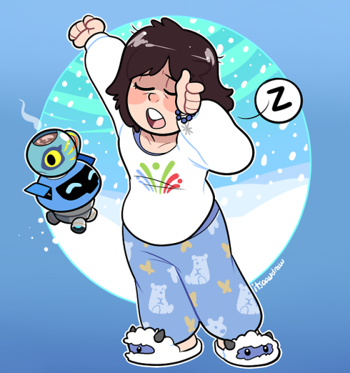 itsaaudraw: rise and shine, sleepyhead!