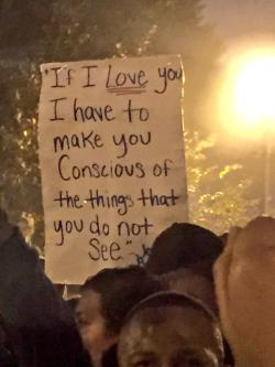 weeknd: “If I love you I have to make you Conscious of the things that you don’t see.” - James Baldwin Ferguson October 