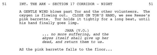 Grab the tissues for the final scene of the night. We hope you’ve enjoyed the excerpts from “Twilight’s Last Gleaming”, written by Bruce Miller. We’ll see you next week, Wonkru!