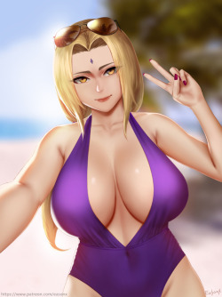 easonxxxxxx: Tsunade（pixiv） 火影忍者