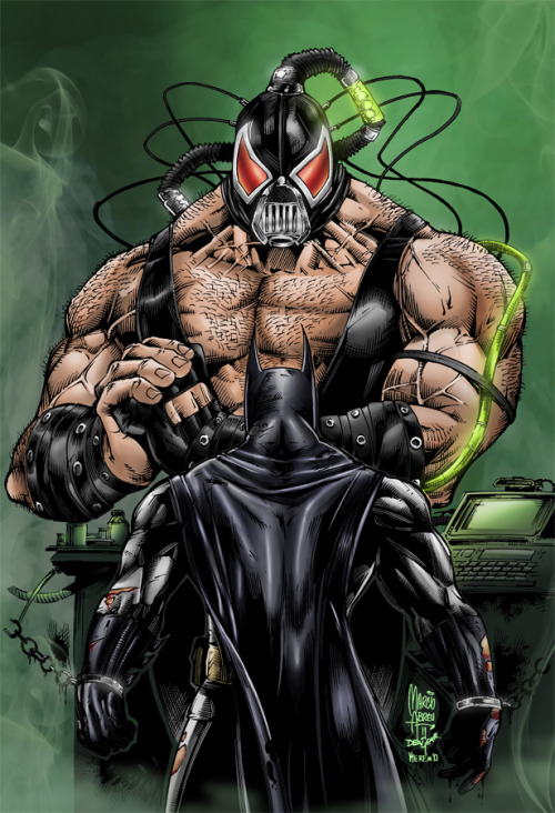 rosenrotnight:  Batman vs Bane by !kerembilek 