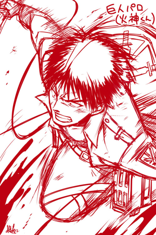 irisviel-yukinashin:  KnB Crossover SnK~ 