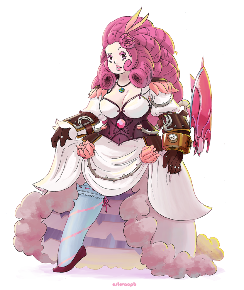 estevaopb:Steampunk Rose! While wearing her battle dress she´s almost invincible. However, after her