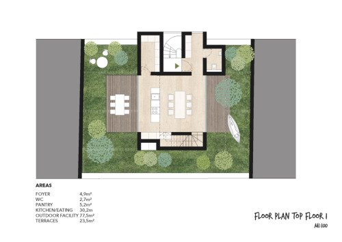 The Urban Tree House, 16th district, Vienna, Austria,Smartvoll Architects,Renderings by Mathias