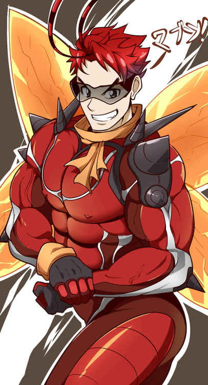 kuroshinkix:  if you ever watch the new episode of Sun & Moon, i literally draw Buzzwole in a gijinka version! xDDcan’t help myself why i watch his moment always flexible haha