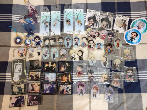 snowbouquet:My slowly growing YoI collection. Everything other than Yuuri, Victor and Phichit (my fa