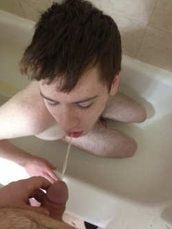fetishboyvids:  faberiontario:  Morning piss. Woke him up at 5:40 because I needed to go!  Sleepy urinals are still urinals though!!  I love a good AM urinal!! For MORE hot pics and vids, follow ME at: http://nastygrossstuff-3.tumblr.com Archive: http://n