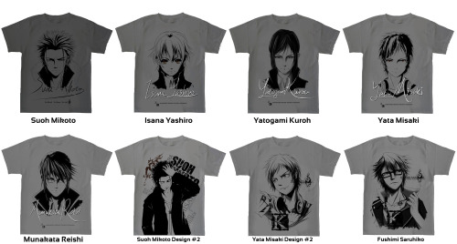 K Character Themed ShirtChoose your clans and Kings with this set of K Characters Themed shirts from