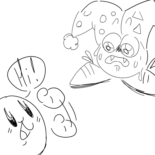 A Doodlepile Of Kurby And Marx I Drew One Time For Some Reason