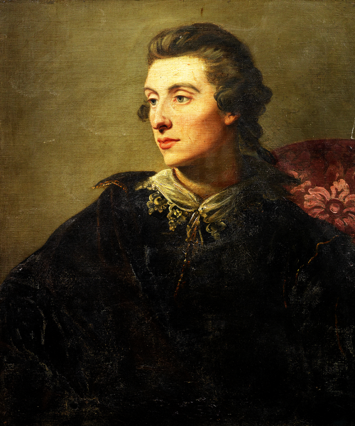 karoline-von-manderscheid:Charles Grignion the Younger (1754-1804):Portrait of a gentleman in van Dy