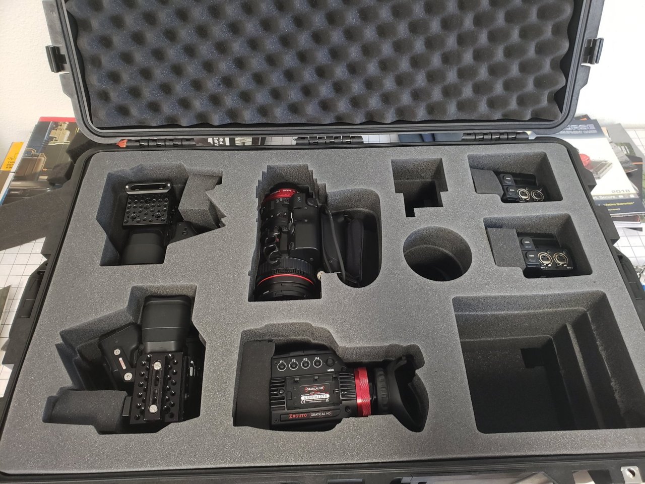 DJI Ronin Foam Insert For Pelican 1610 Case (FOAM ONLY)