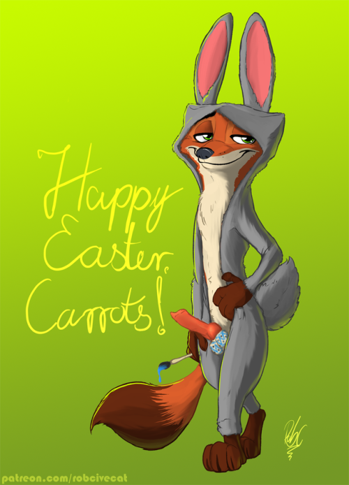 kulkumshappyplace: robcivecat: Happy Early Easter to everyone! *Snickersnort* Hope that paint is edi