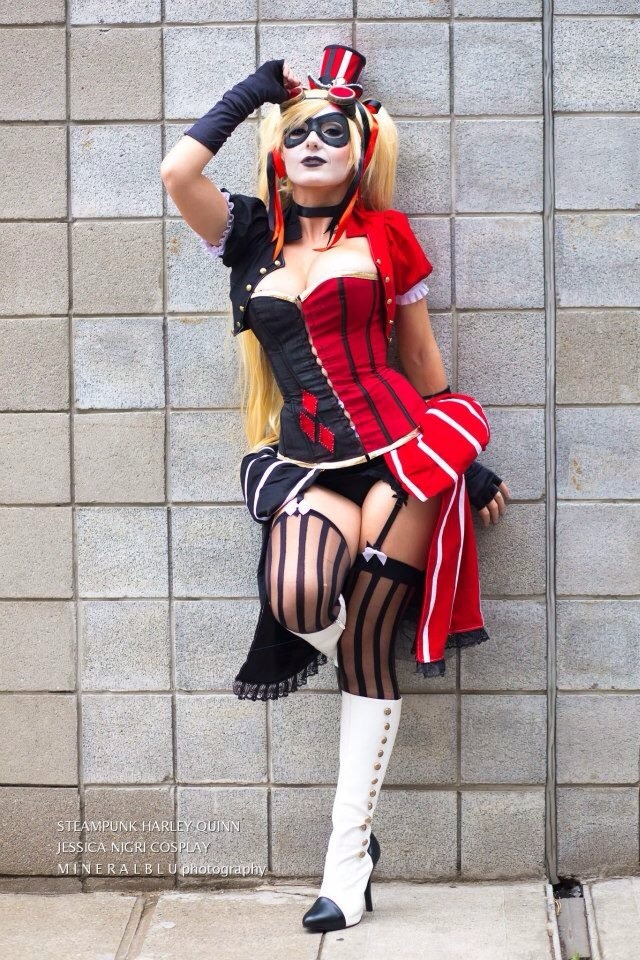xxgeekpr0nxx:  Jessica Nigri as Steampunk Harley? Yes, please! Monika Lee as Steampunk